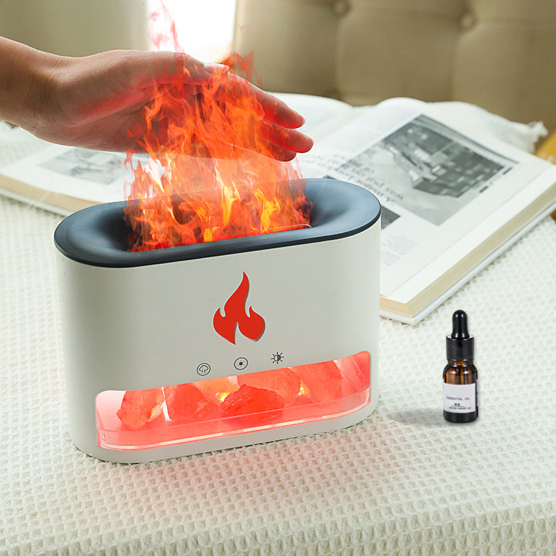 Premium Flame Humidifier wit Crystal Salts